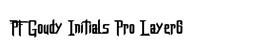 PF Goudy Initials Pro Layer3
