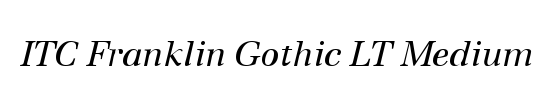 ITC Franklin Gothic Std