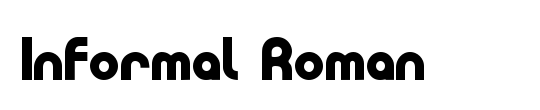 Rounded Informal