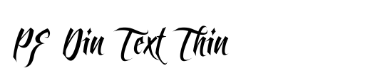 PF Premier Text Thin