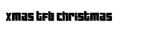 P-xmas Font