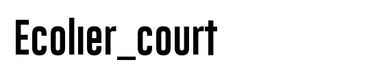 Ecolier_court
