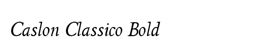 Bodoni Classico