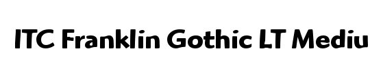 ITCFranklinGothic LT Med