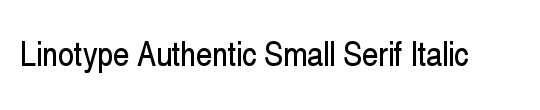 LTAuthenticSmallSerif