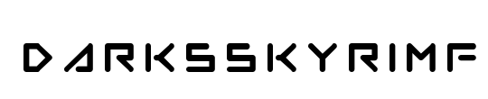 DarksSkyrimFont