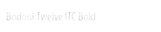 Bodoni Twelve ITC TT