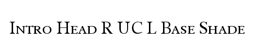 Intro Head R UC