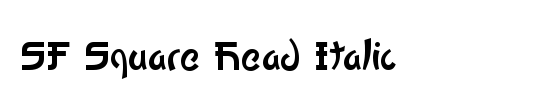 SF Square Head Condensed