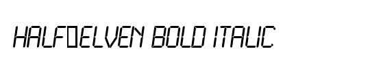 Half-Elven 3D Italic