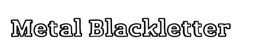JSL Blackletter