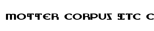 Motter Corpus Cond OS ITC TT