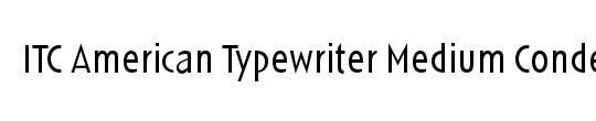 AmericanTypewriter LT LightCn