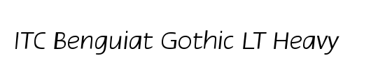 ITC Benguiat Gothic Std