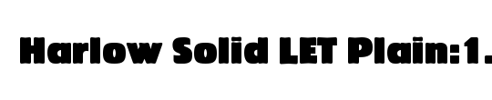 Harlow Solid Italic