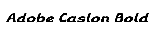 Adobe Caslon Pro