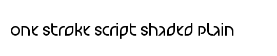 One Stroke Script LET