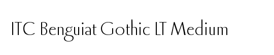 ITC Benguiat Gothic LT