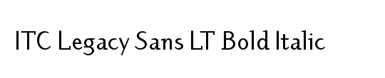 ITC Legacy Sans Std