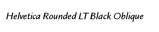 HelveticaRounded LT Bold