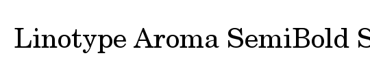 LinotypeCharon SemiBold