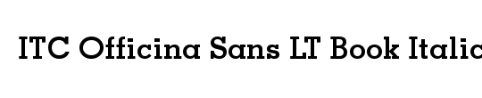 Uni Sans Book Italic