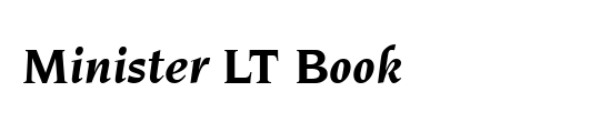 Minister LT Book