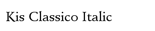 Bodoni Classico