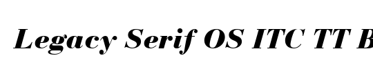 Legacy Serif Md OS ITC TT