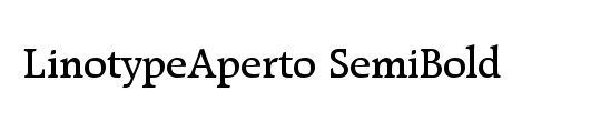 LTAperto SemiBold