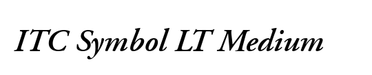 Symbol LT Medium