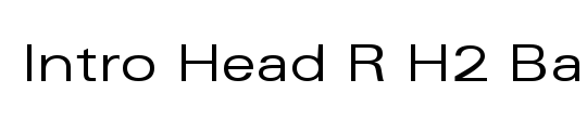 Intro Head R