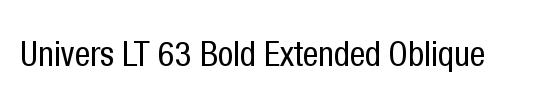 FFF Professional Bold Extended
