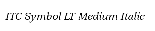 Symbol LT Medium
