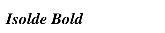 Isolde SmallCaps