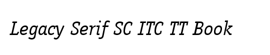 Legacy Serif ITC Std