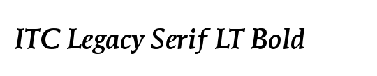 Legacy Serif ITC