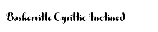 Baskerville Cyrillic LT Std