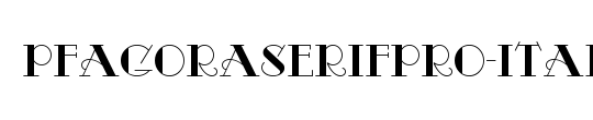 PF Agora Serif Pro