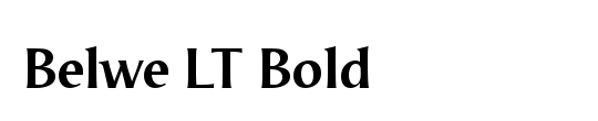 Belwe LT Condensed