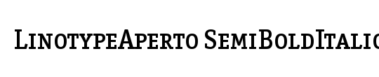 LTAperto SemiBold