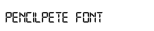 pencilPete FONT