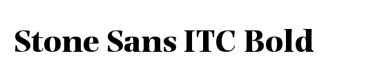 ITC Stone Sans Std