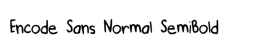 Encode Sans Normal