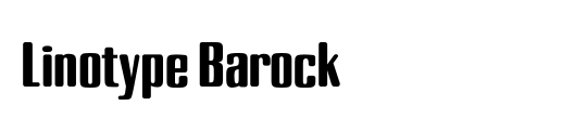 LinotypeBarock