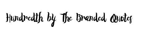 Hundredth by The Branded Quotes