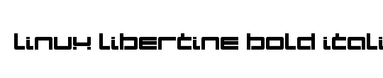 Linux Libertine Slanted