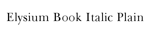 Figural Book Italic