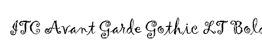 AvantGarde LT Medium