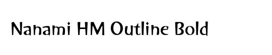 Goulong Bold Outline